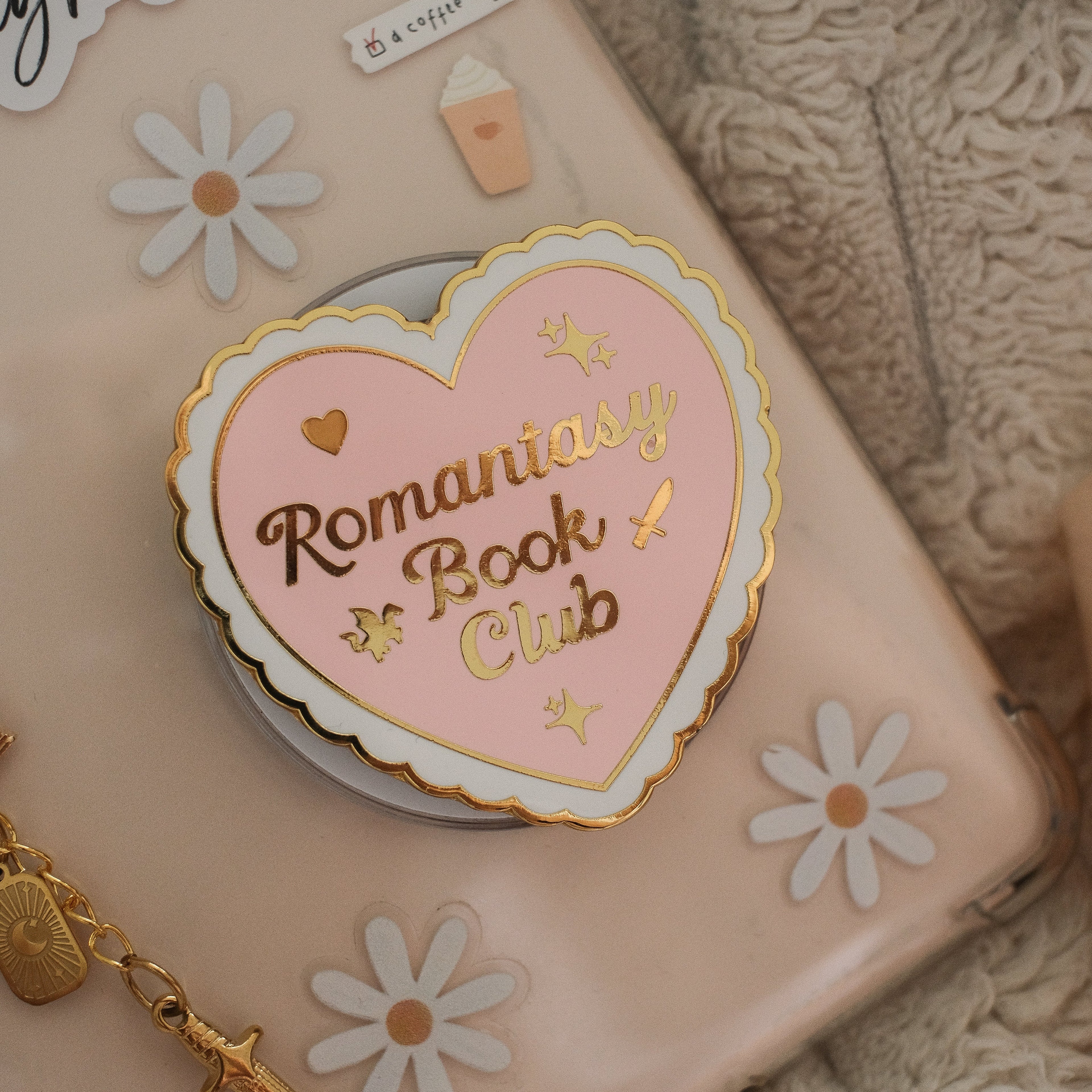 Magnetischer eBook & Handy Halter - "Romantasy Book Club"