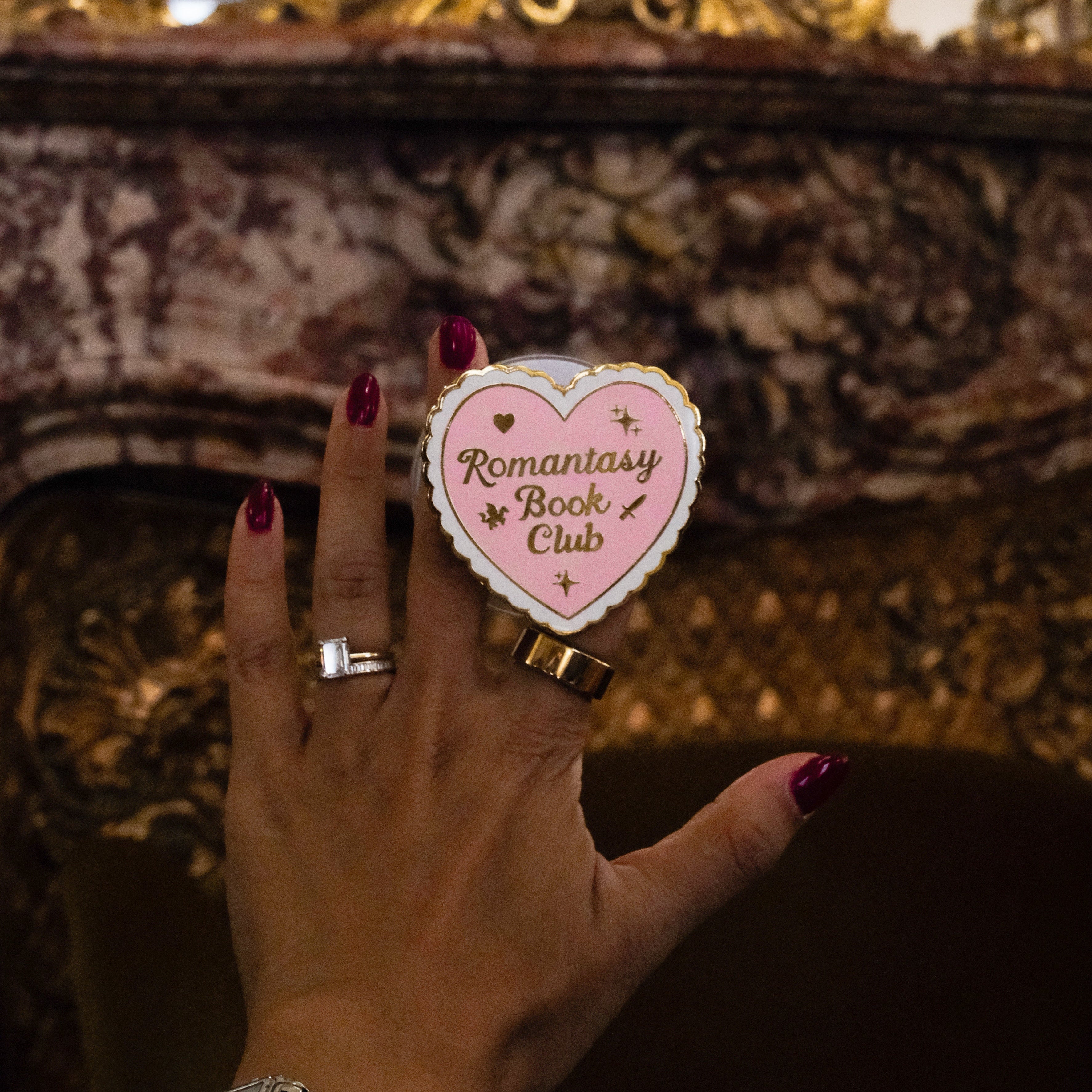 Magnetischer eBook & Handy Halter - "Romantasy Book Club"