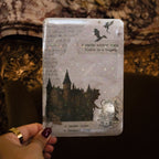 Magische Drachen-Einlage für Tolino und Kindle aus glitzerndem Karton – cozy Fantasy Design für Buchliebhaber