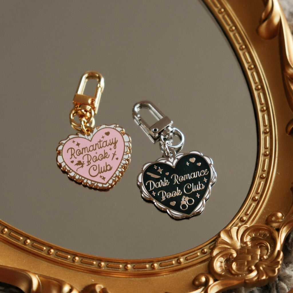 Dark Romance & Romantasy Key Chain  & E-reader Charm