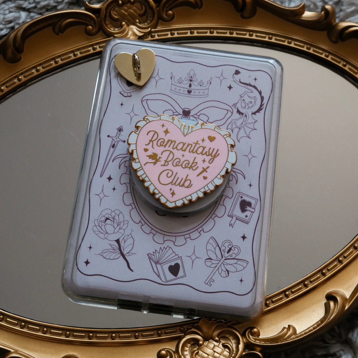 Magnetischer eBook & Handy Halter - "Romantasy Book Club"