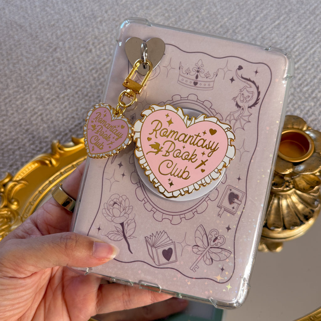 Magnetischer eBook & Handy Halter - "Romantasy Book Club"