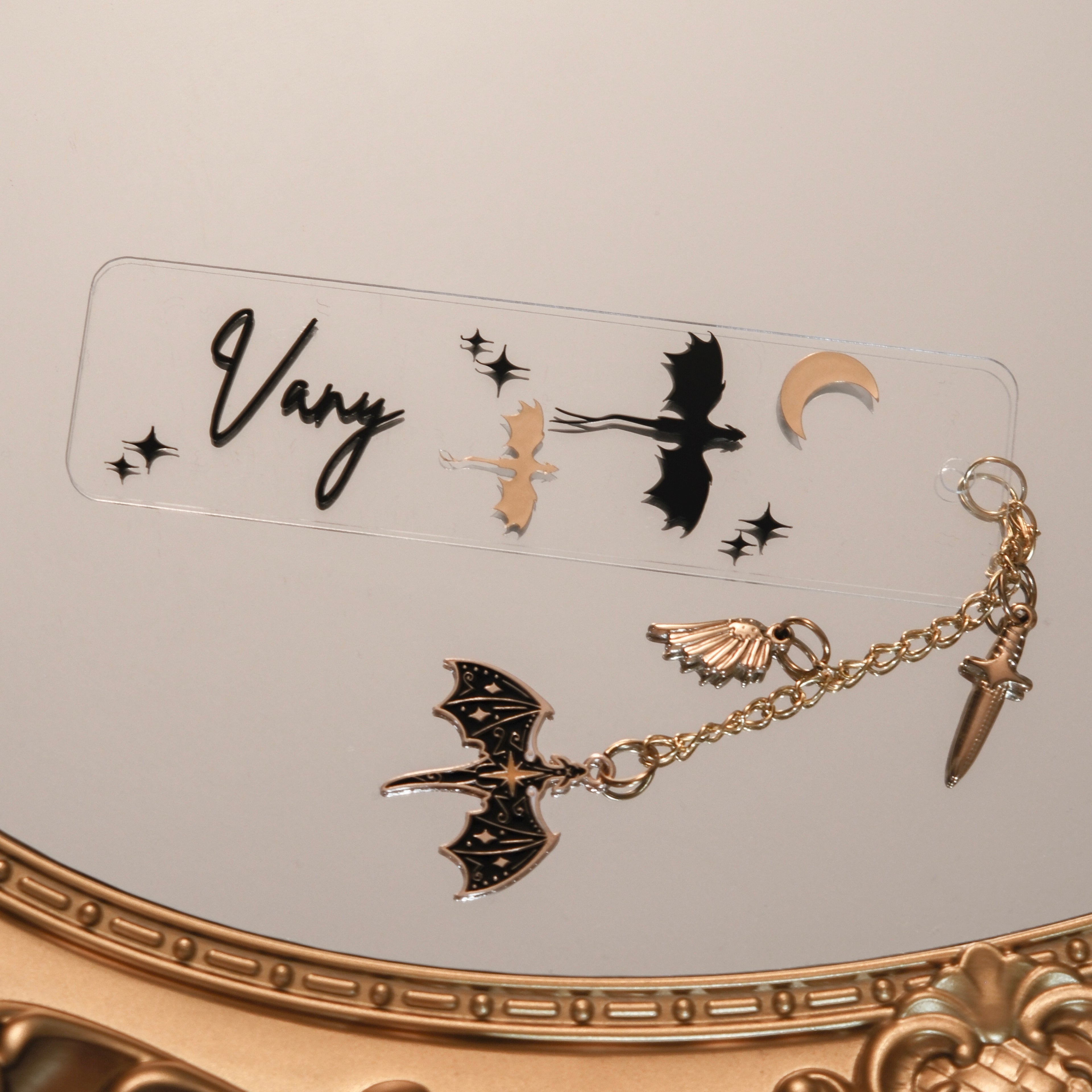 personalisiertes Lesezeichen - "Drache"