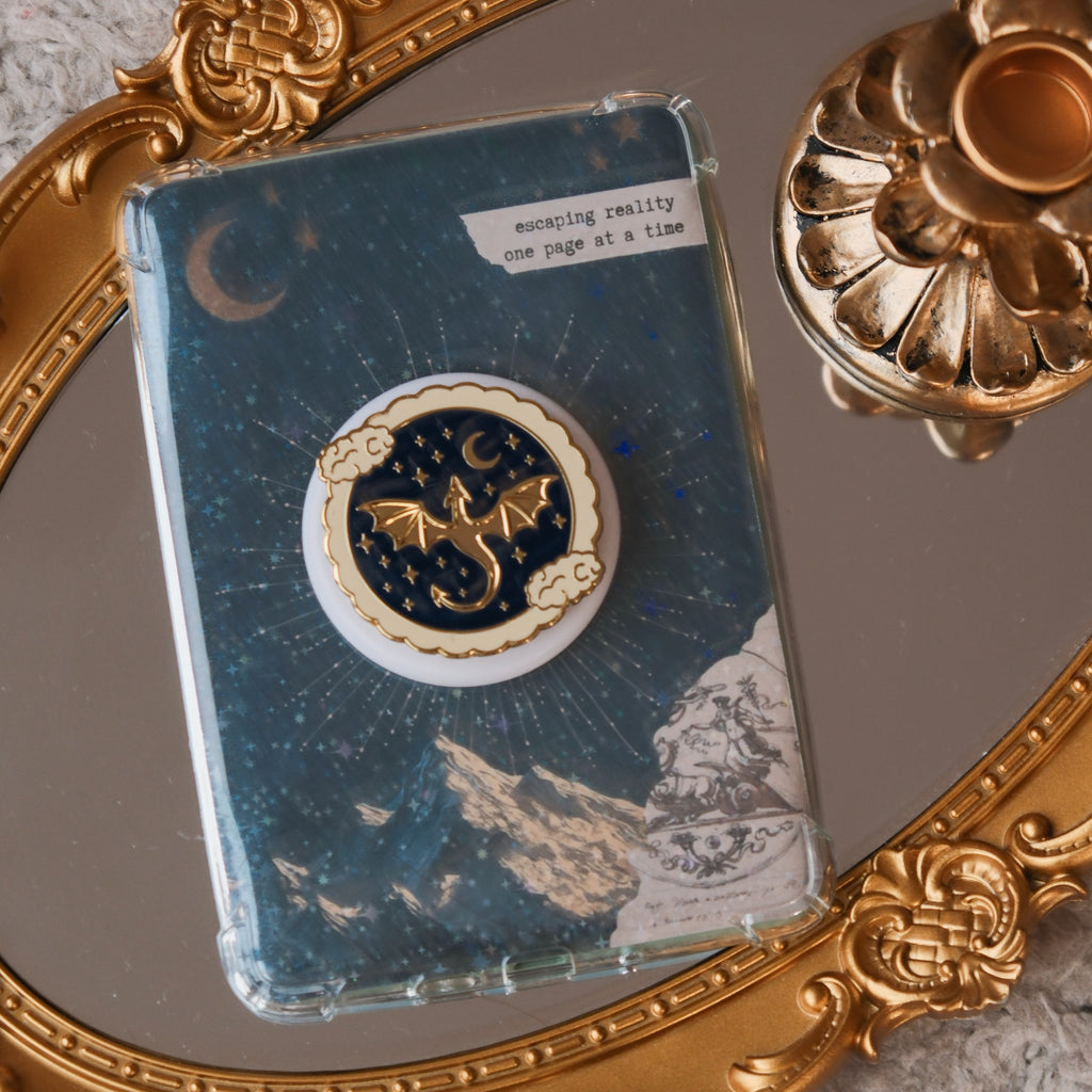 Magnetischer eBook & Handy Halter - "Drache"