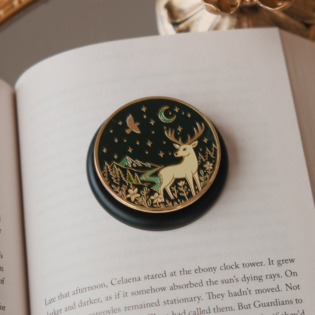 Magnetischer eBook & Handy Halter - "Hirsch"